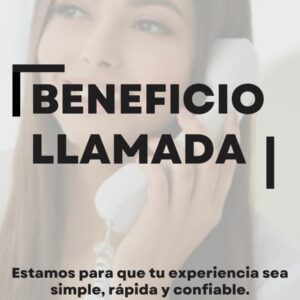 Beneficio llamada Beneficio llamada